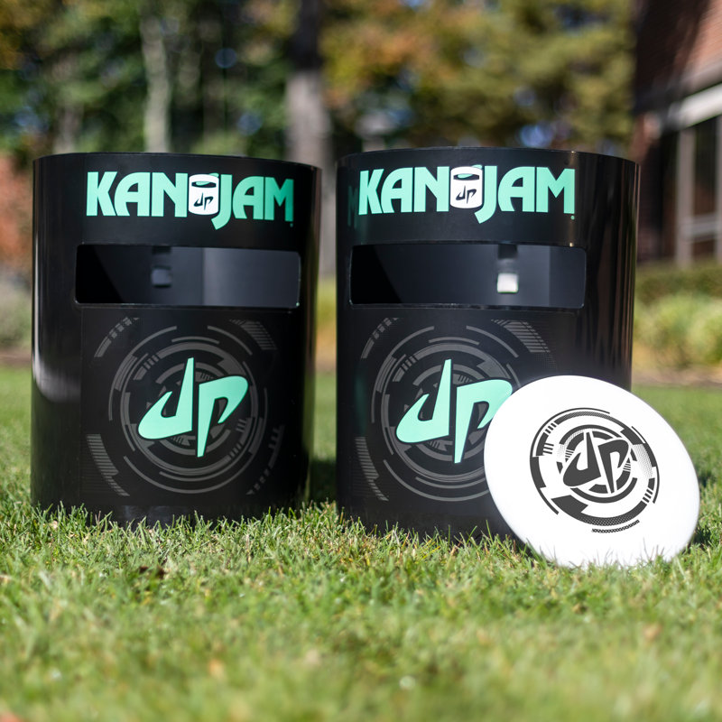 Kan Jam Dude Perfect Edition Outdoor Disc Game Set, 2 Goals 1 Frisbee